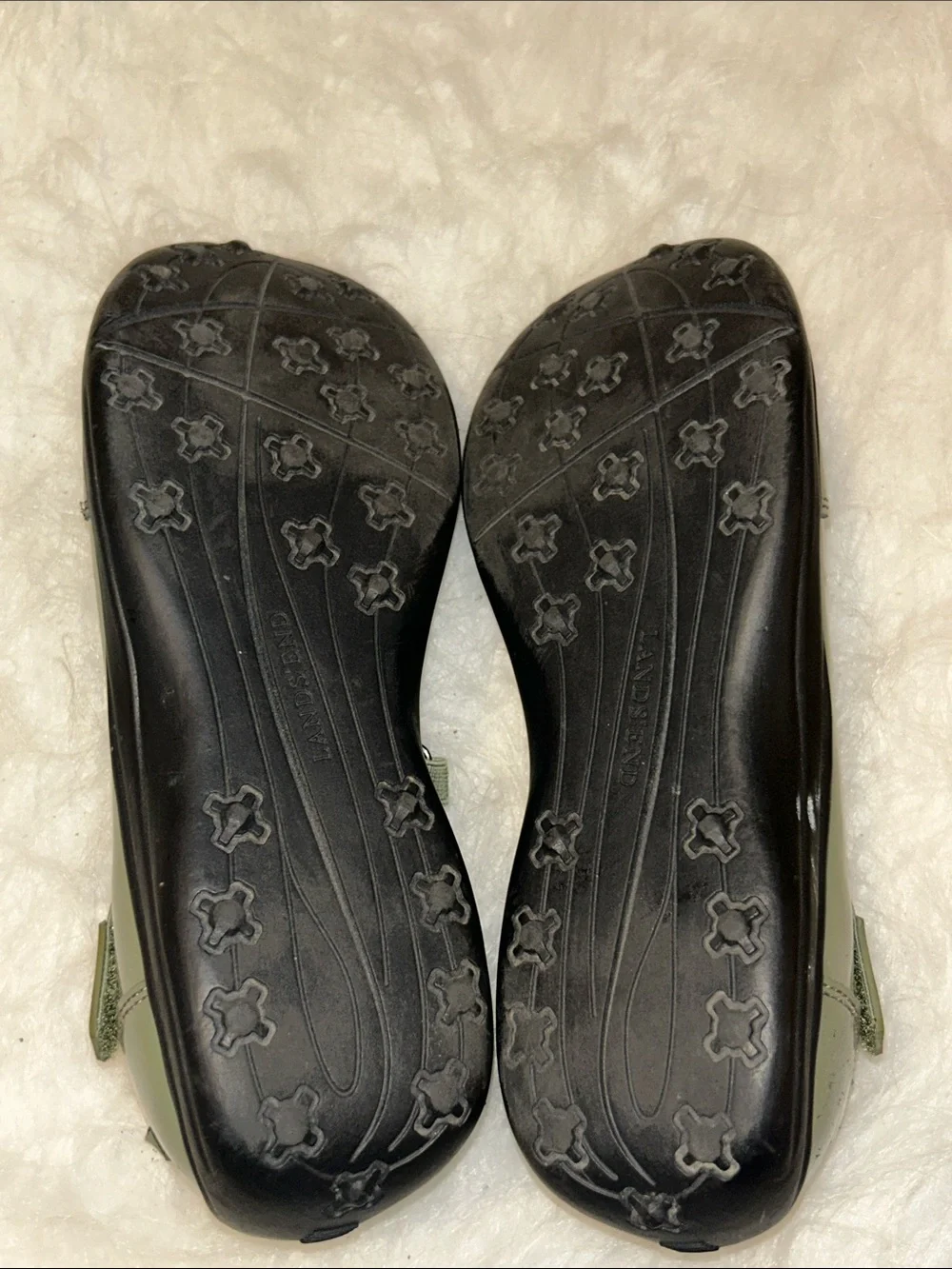 Olive Green Crisscross Strap Mary Jane Dress Shoes